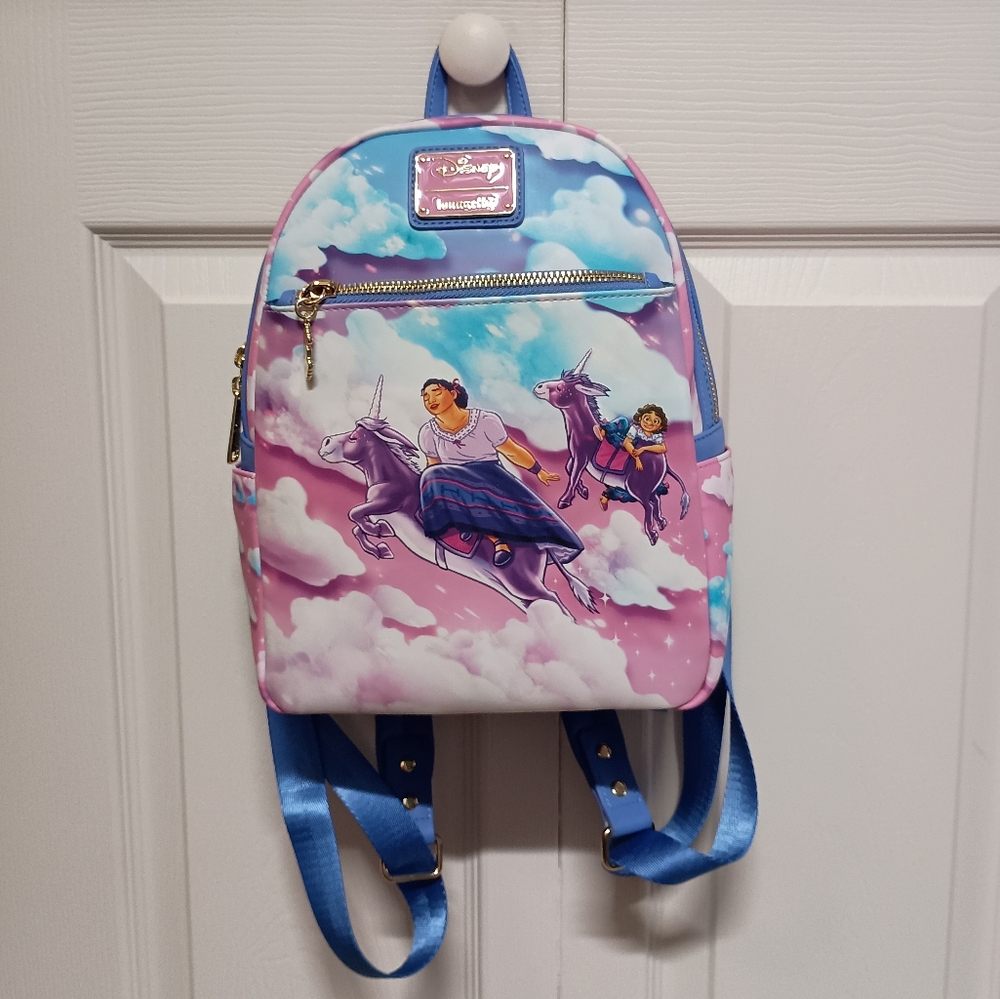 NWT Loungefly Disney Encanto Luisa Madrigal Mini Backpack